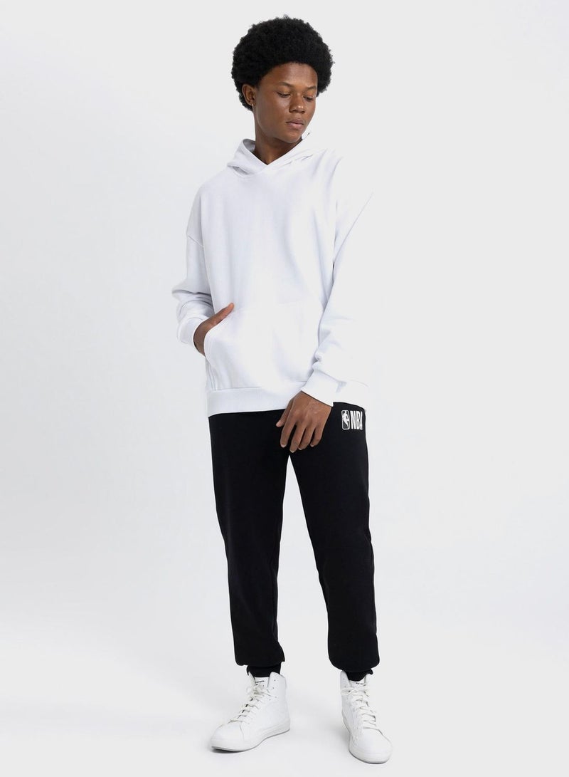 Standard Fit Nba Licensed Thick Sweatshirt Fabric