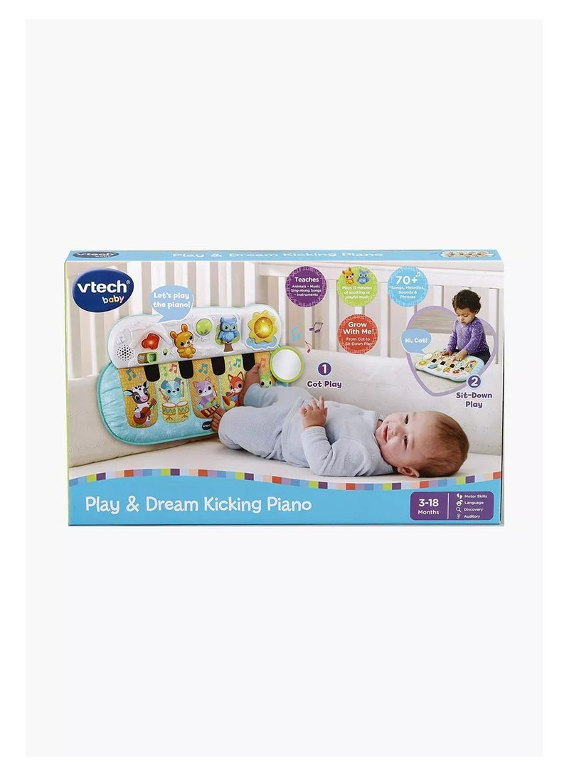Lil’ Critters Play And Dream Musical Piano, Baby Musical Toy Mat With Sounds For Boys And Girls, Soothing And Playful Music - Multicolor