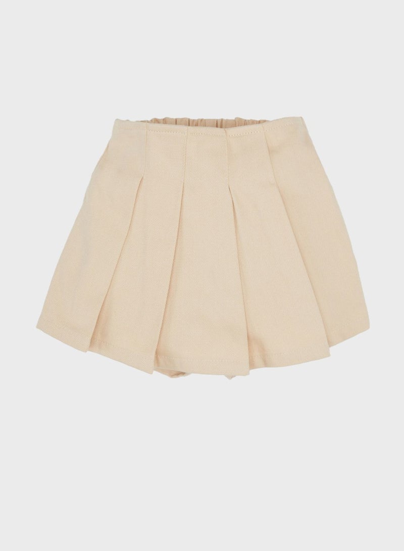 Baby Girl Gabardine Regular Fit Skirt