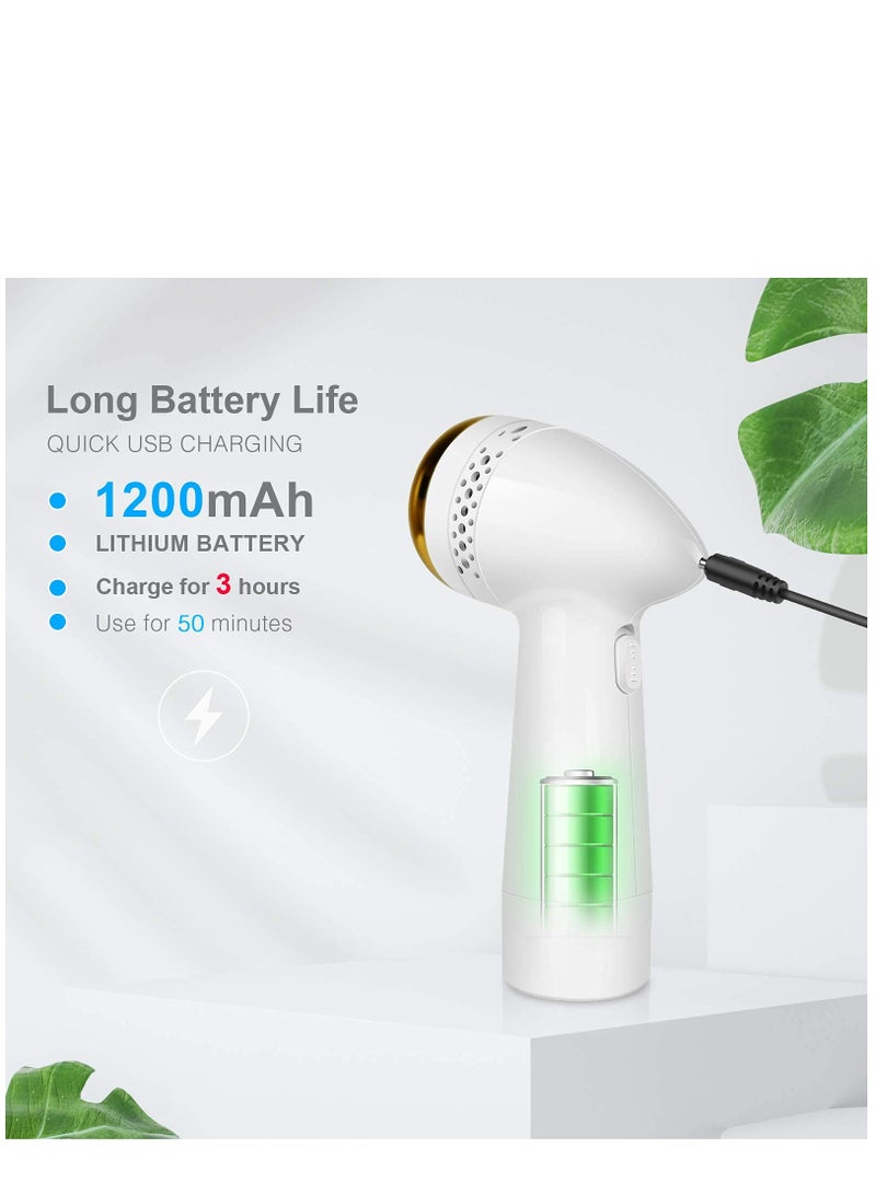 Electric Vacuum Foot Grinder Portable Electronic Foot Callus Remover 3000 RPMS-95% Absorption Rate, Portable Rechargeable Dead Skin Remover for Feet Hard Cracked Dry Skin Ideal Gift