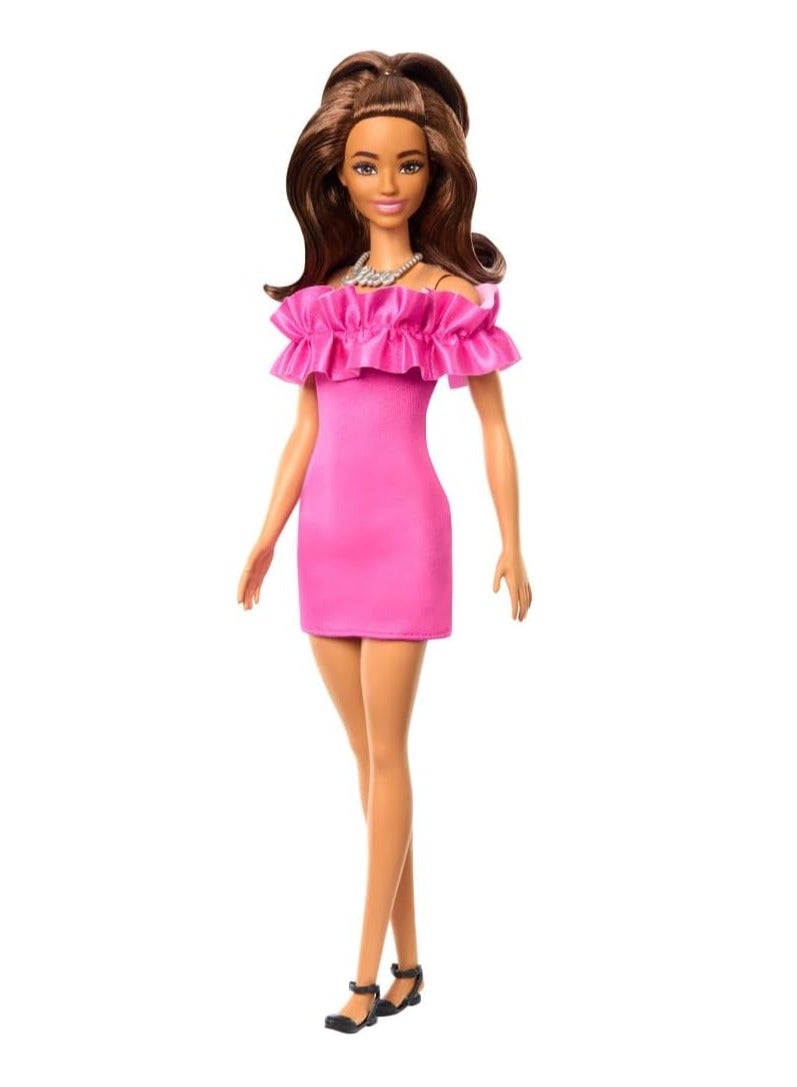 Barbie Fashionista Doll With Pink Dress