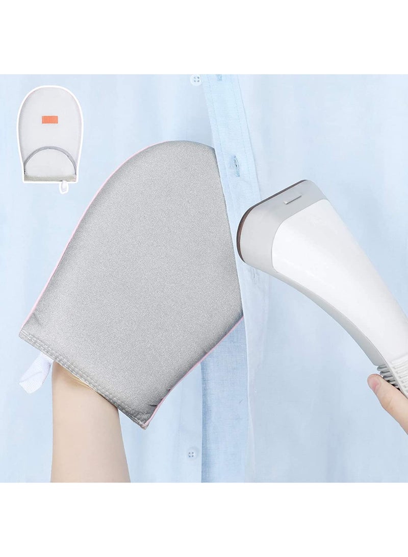 Garment Steamer Ironing Glove, Waterproof Anti Steam Mitt with Finger Loop, Complete Care Protective Garment Steaming Mitt, Heat Resistant Gloves for Clothes Steamers