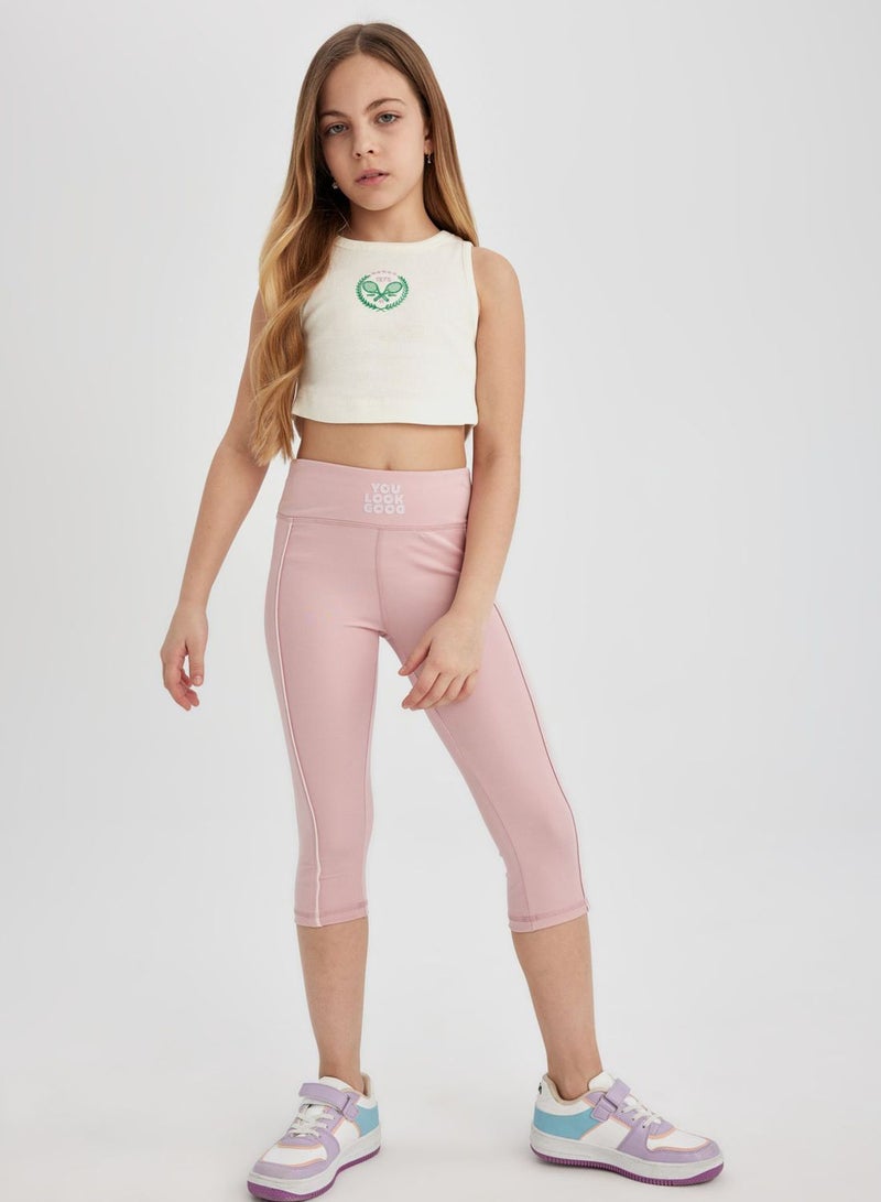 Girl Capri Length Leggings