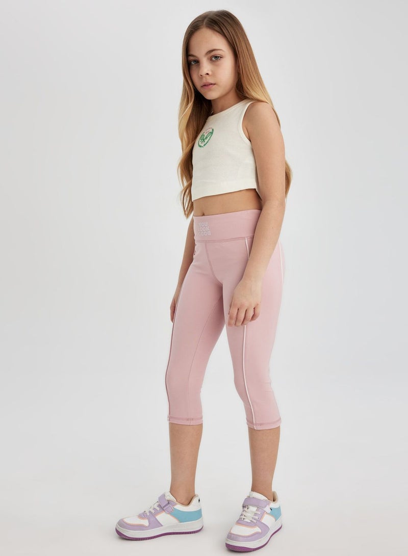 Girl Capri Length Leggings