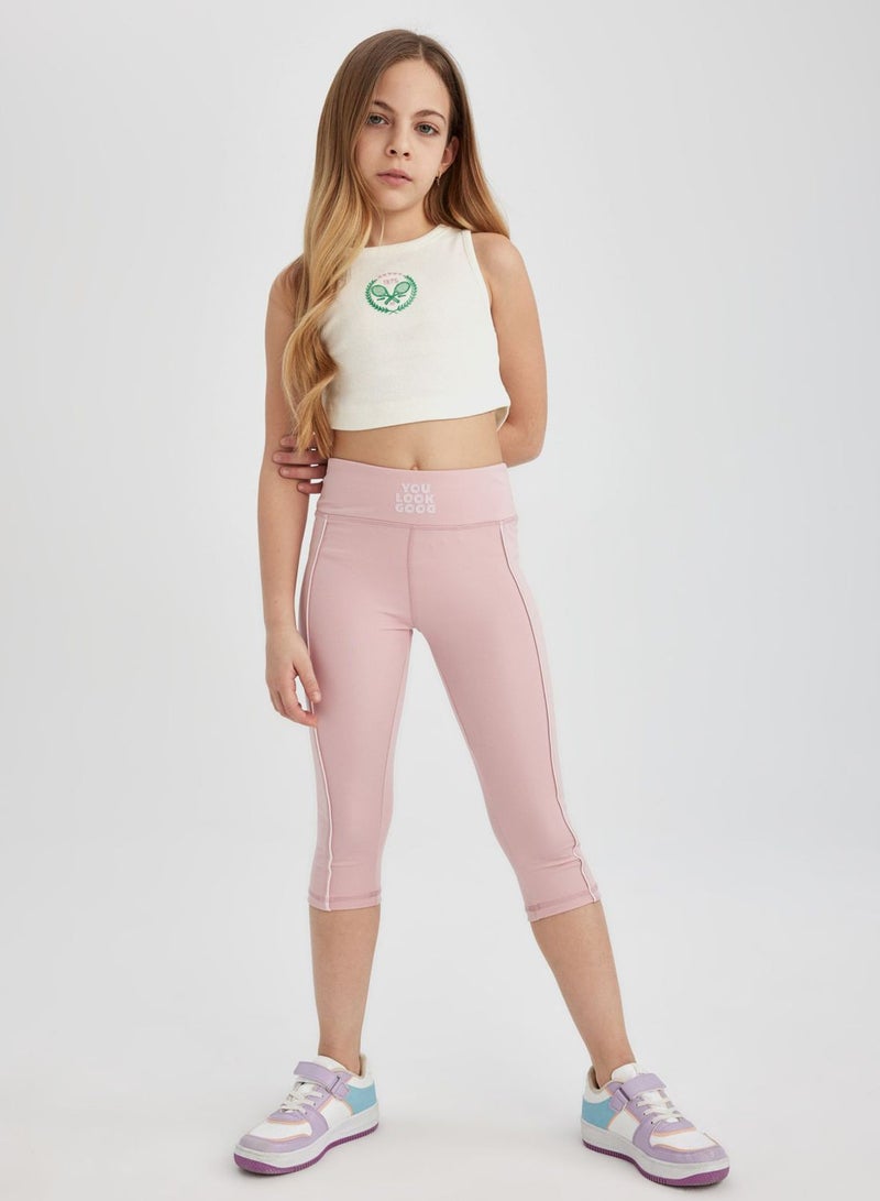 Girl Capri Length Leggings