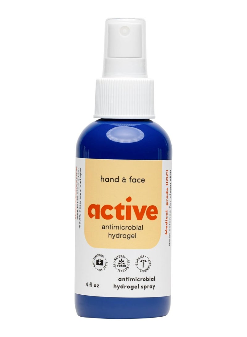 Active Antimicrobial Hand and Face Cleansing Spray for  Mouth Nose and Ears