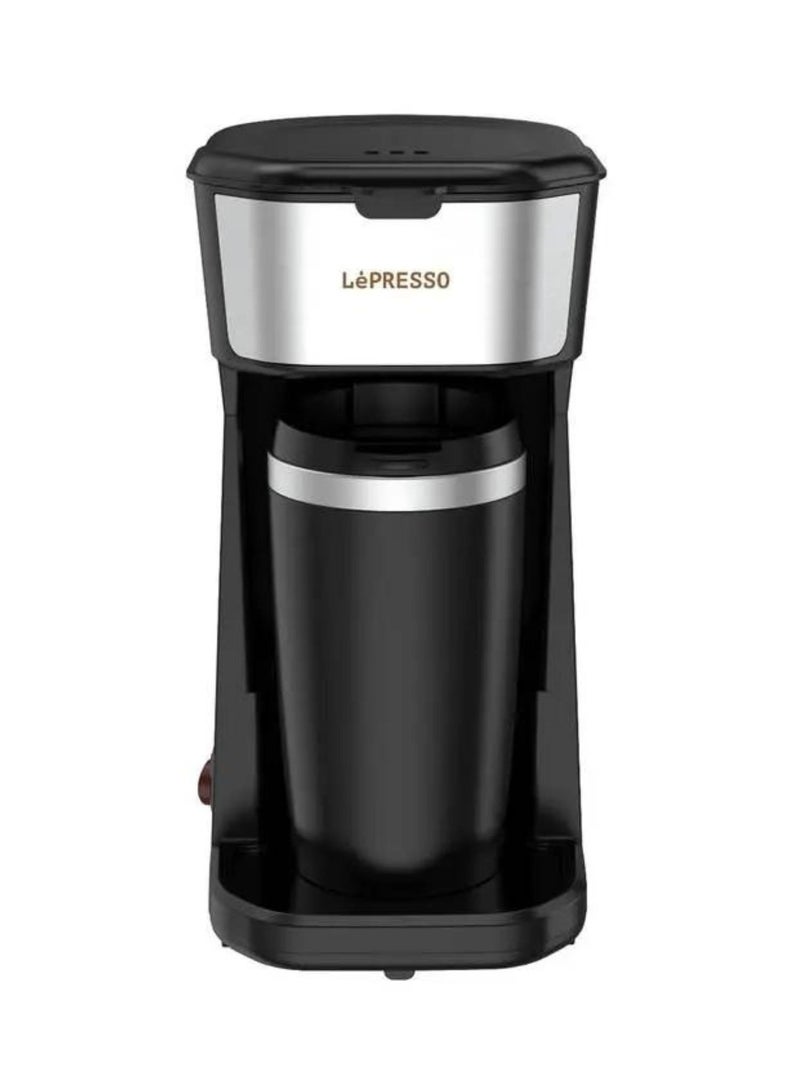 LePresso Coffee Maker with Travelling Mug 450W - Black