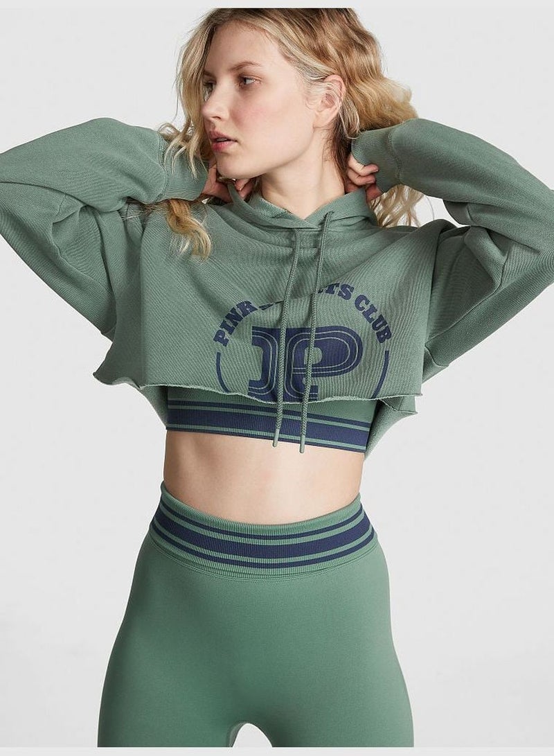 Ivy Fleece Super Cropped Hoodie