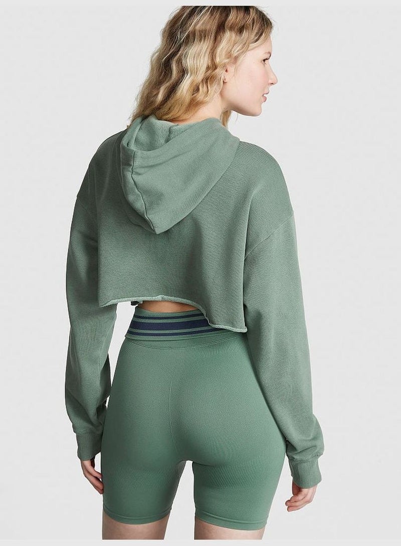 Ivy Fleece Super Cropped Hoodie