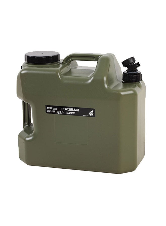 18L Camping Water Containers Portable Emergency PE Water Tank with Faucet for Camping Hiking
