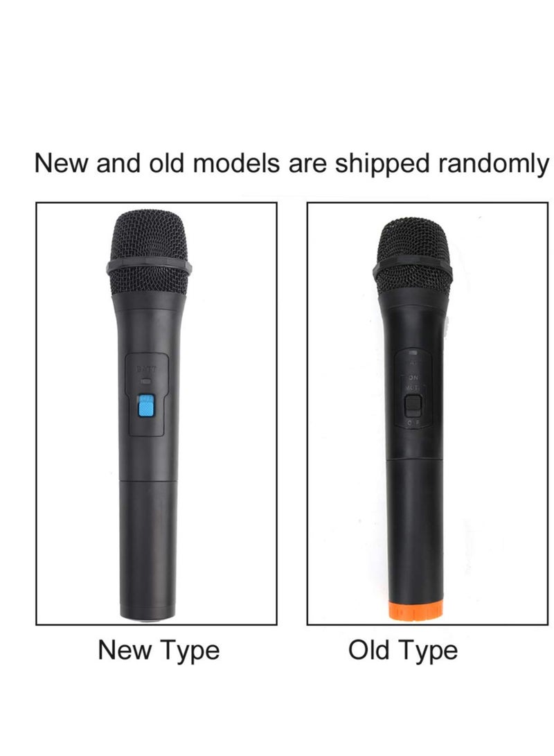 Handheld Wireless Microphone, VHF Wireless Microphone, Over 110 DB Outdoor Indoor Cordless Microphone System, Suitable for Karaoke, Singing, Party, Wedding, DJ, Speech