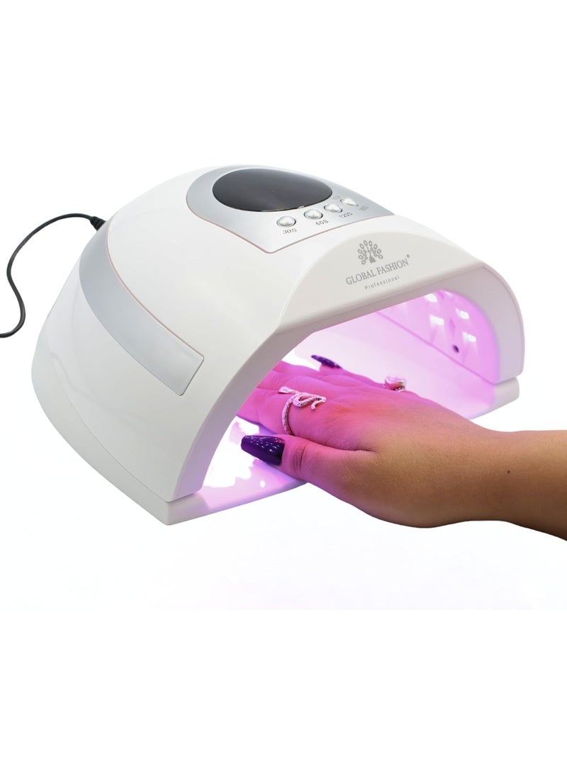 2-in-1 LED/UV Smart Nail Lamp - Fast, and Durable Curing - 268 Watts- Global Fashion