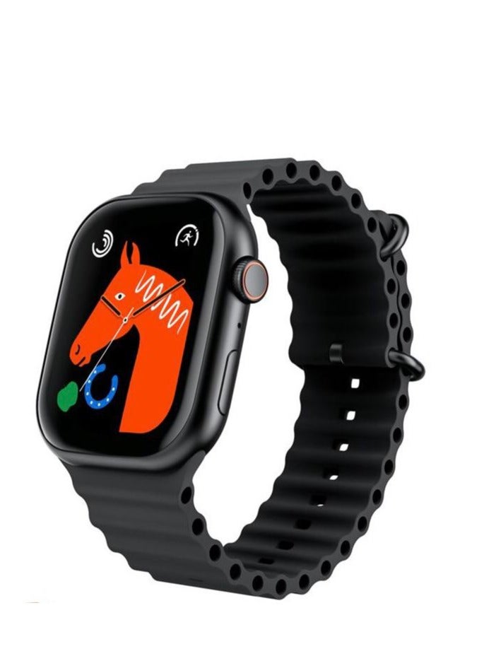 Lenses smart watch, interchangeable straps Orange Color Straps