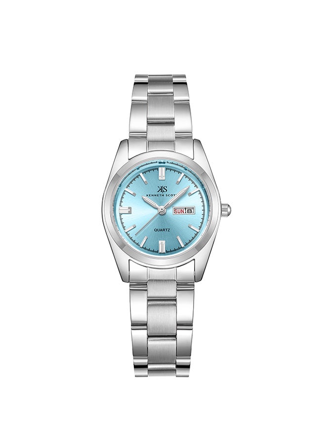 Women's Analog Tonneau Shape Stainless Steel Wrist Watch K23543-SBSL - 30 Mm