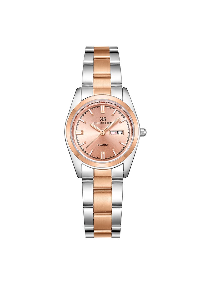 Women's Analog Tonneau Shape Stainless Steel Wrist Watch K23543-RBKM - 30 Mm