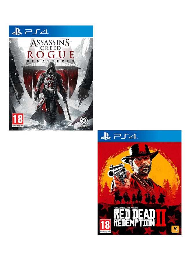 Assassin's Creed: Rogue Remastered  + Red Dead Redemption 2 - PlayStation 4 (PS4)