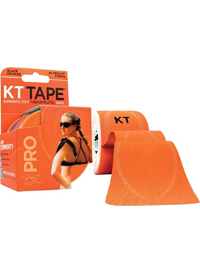 Kt Tape Kttp-002349 Pro Pre-Cut 20 Strip Orange