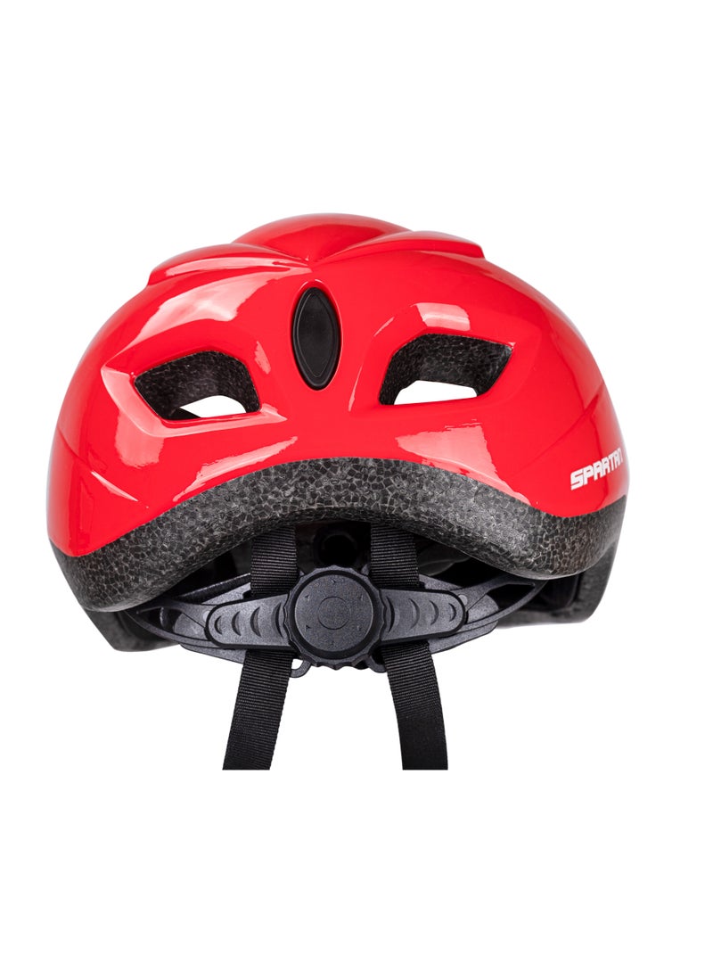 Spartan Helmet for Kids, Safety Helmet for Skateboard, Cycling, Roller Skating, Bicycle - Red