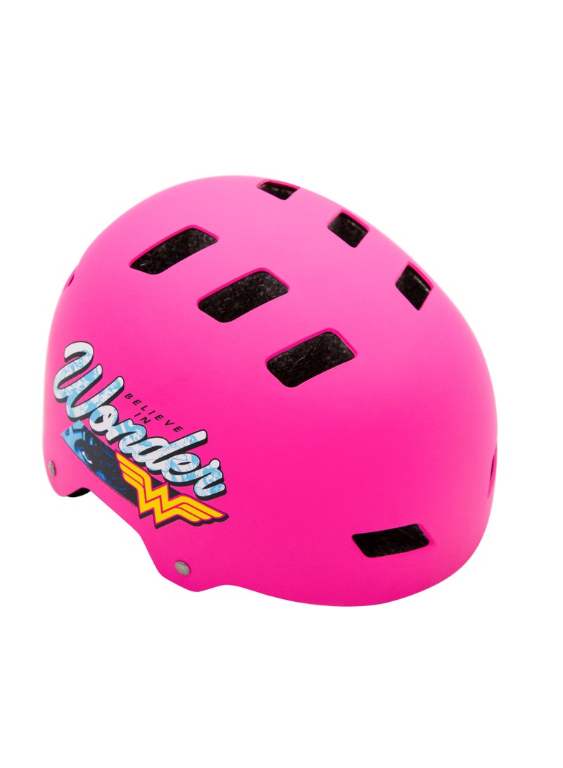Spartan Wonder Woman Multisport Helmet for Kids and Adults - Ideal for Cycling, Skateboarding, Skiing, Snowboarding