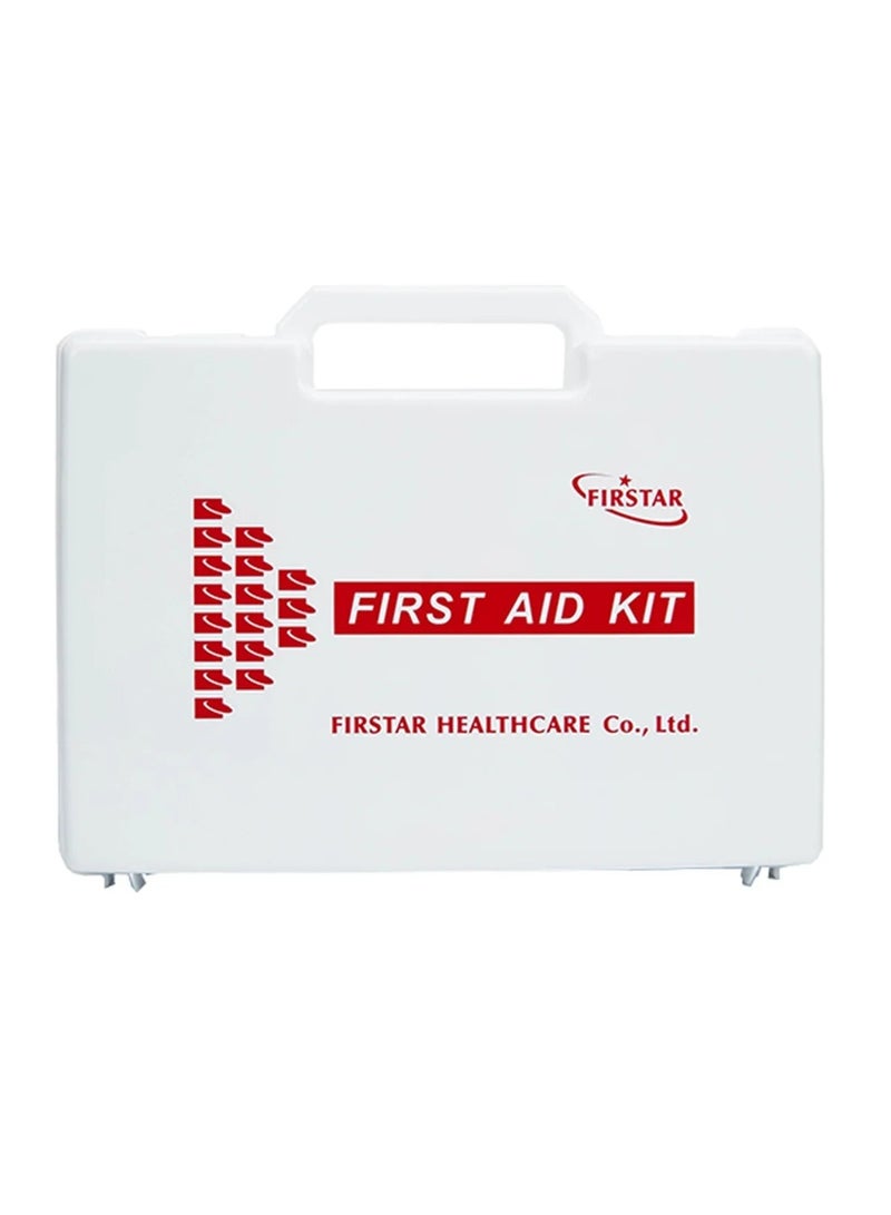 First aid box white medium size