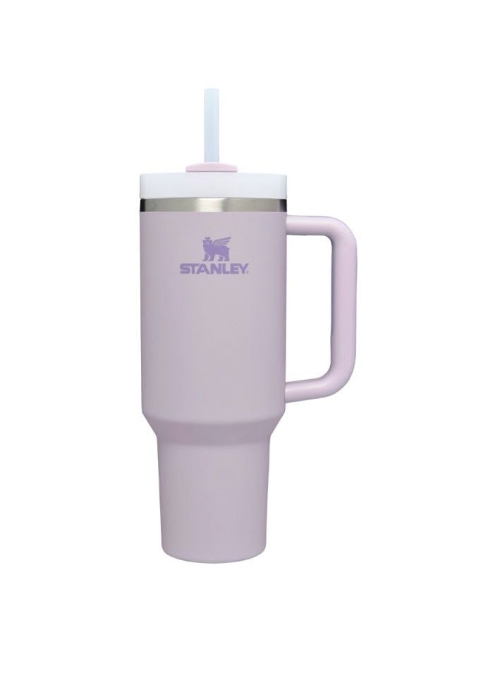 Stanley Stanley Quencher H2.0 FlowState Stainless Steel Vacuum Insulated Tumbler with Lid and Straw for Water, Iced Tea or Coffee, Smoothie and More, Orchid , 40 oz