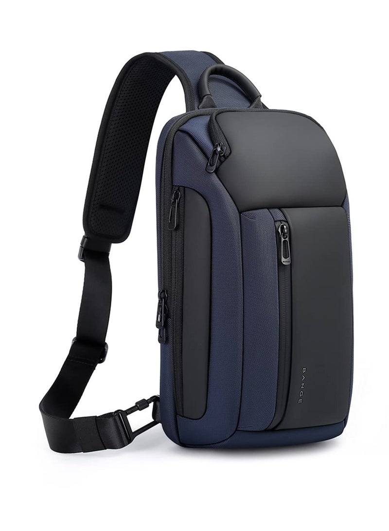 Sling Bag Crossbody Shoulder Backpack for Men Women,Casual Rucksack for Hiking Daypack Waterproof Sling Chest Bag, unisex crossbody bag for travel and hiking