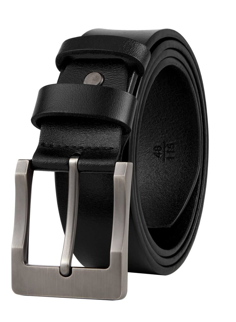 Men's Belt Soft Genuine Leather Dress Belts 38mm for Casual Jeans and Casual Belts
