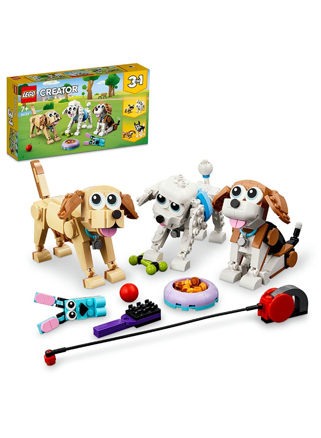 31137 Creator Adorable Dogs Building Toy Set 475 Pieces