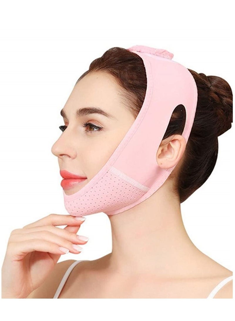 Facial Lifting Sleep Bandage Double Chin Reducing Device with Thin Face Female Shaper Reusable Breathable and Comfortable V Line Mask