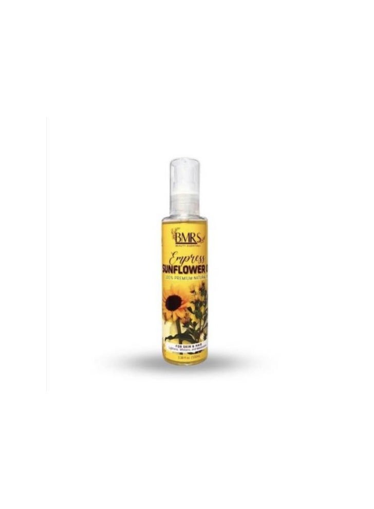 BMRS Empress Sunflower Oil (NEW PACKAGING) Premium Grade Oil 100% Natural Organic 100ml