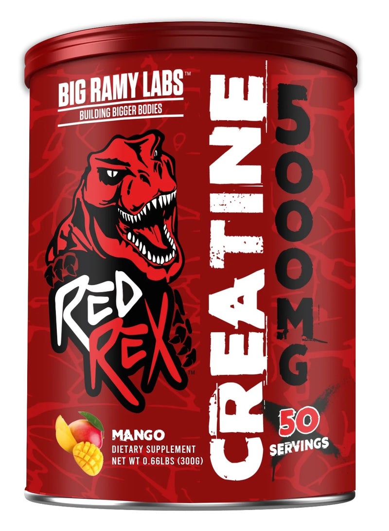 RED REX CREATINE 5000MG 300G MANGO