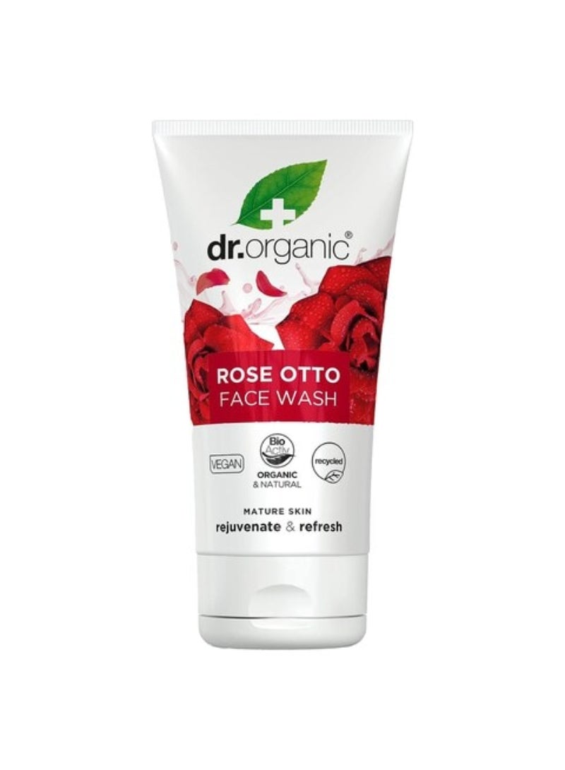 Dr.Organic Rose Otto Face Wash 150ml