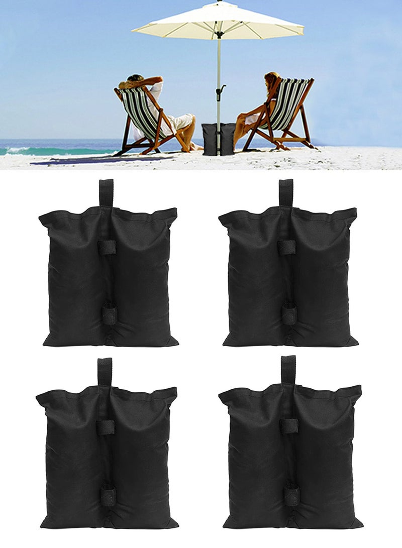 Canopy Weights Set of 4, Sand Bags for Canopy Legs, Tent Weights for Legs, Heavy Duty Gazebo Weights Sandbags for Patio Umbrella Base, Outdoor Pop Up Tent, Sun Shelter, Pool Ladder