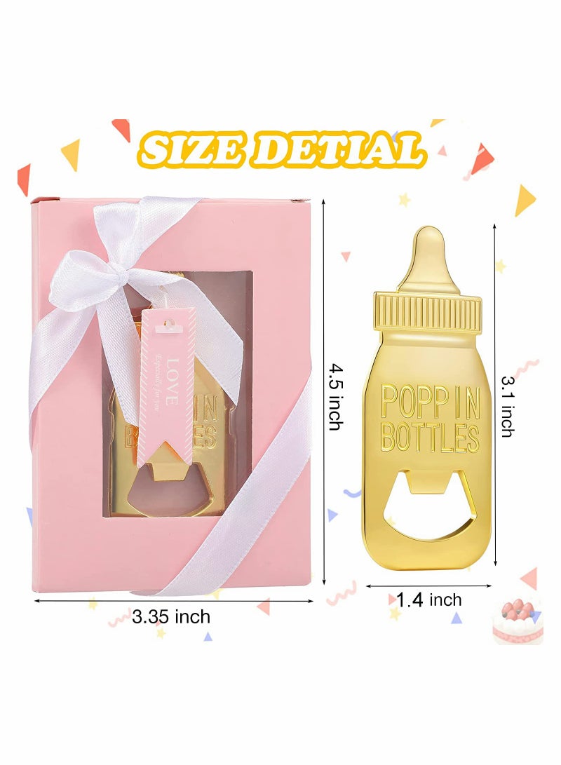 6 Pieces Bottle Opener Baby Shower Favor for Guest, Party Decoration Supplies