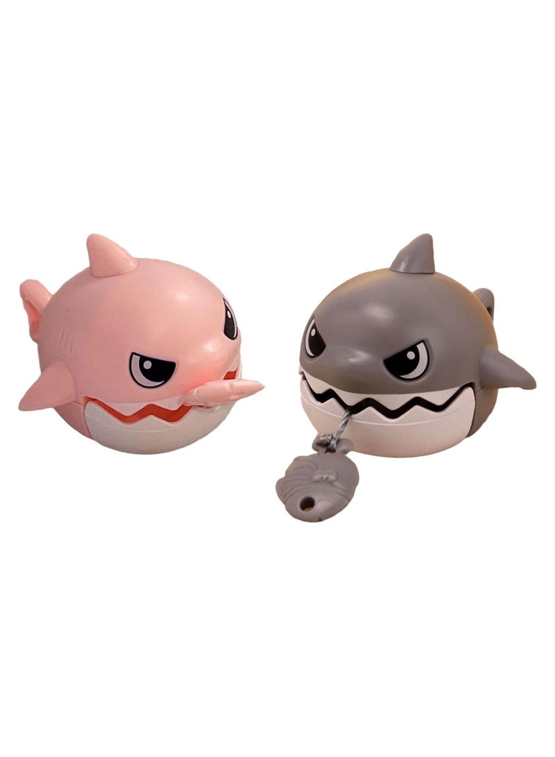 2 PCS Shark Keychain Lovely Toy Bag Charm Suitable for Keychain Women Men Gift Car Wallet Charm Craft Buckle Decoration