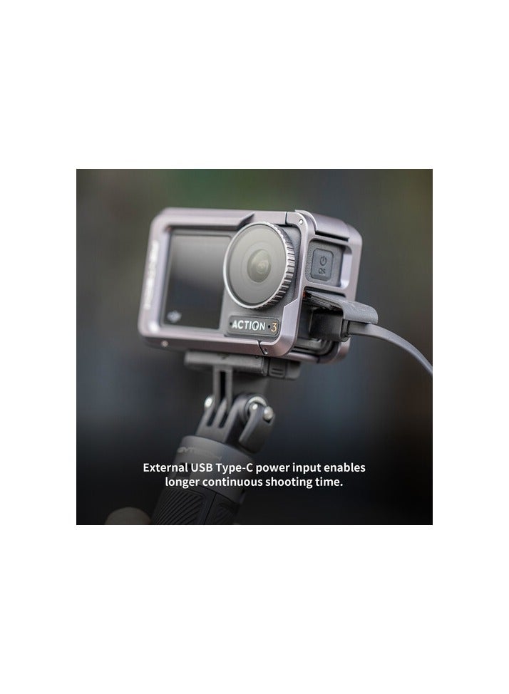 Camera Cage For Dji Osmo Action 3 And 4