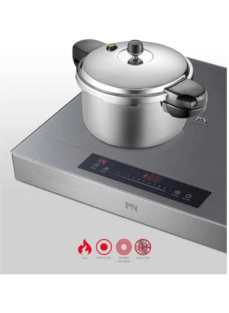 Poong Nyun Pressure Cooker Stainless Steel Hiklad Power, Home Kitchen Silver PN Pressure Cooker. Made in Korea (6.0 L)