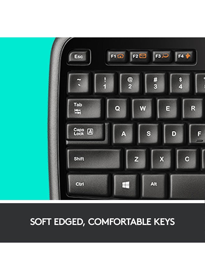 MK710 Performance Wireless Keyboard And Mouse Combo US-English black