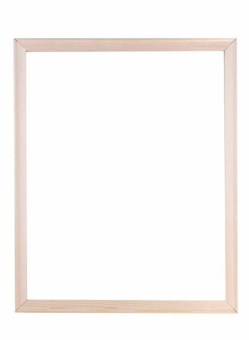 Wooden Frame Canvas Stretcher Bars for DIY Canvas Oil Painting Diamond Painting Craft Wall Art Canvas Prints Paintings Pictures Frames Kit 40 x 50 cm