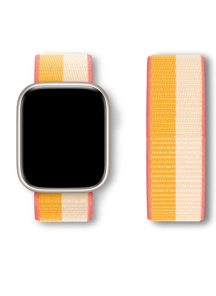 For Apple iwatch1-s9 Nylon Loopback Velcro Strap 42/44/45/49mm Universal