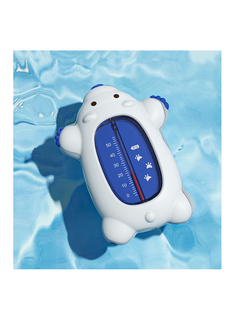 Bath Tub Thermometer Floating Pool Thermometer Digital, Bathing Temperature Safety Monitor Baby Bath Thermometer with Temperature Warning (White)