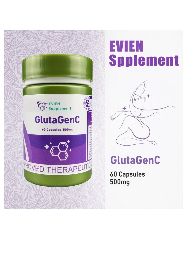 GlutaGenC Whitening Capsule with Collagen Supplement glutathione capsules GlutaGen C skin whitening