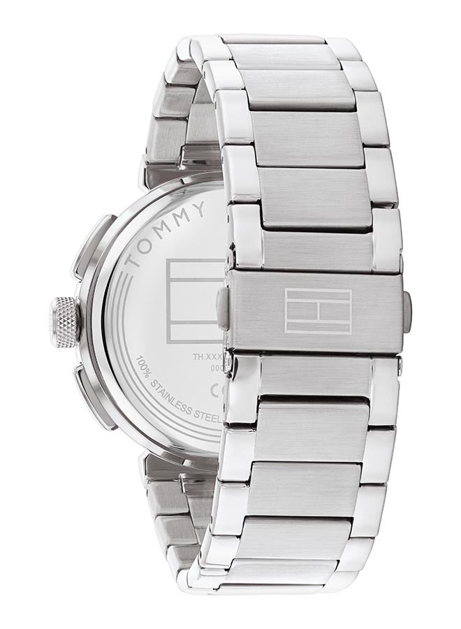 Men's Analog Round Shape Stainless Steel Wrist Watch 1792116 - 44 Mm