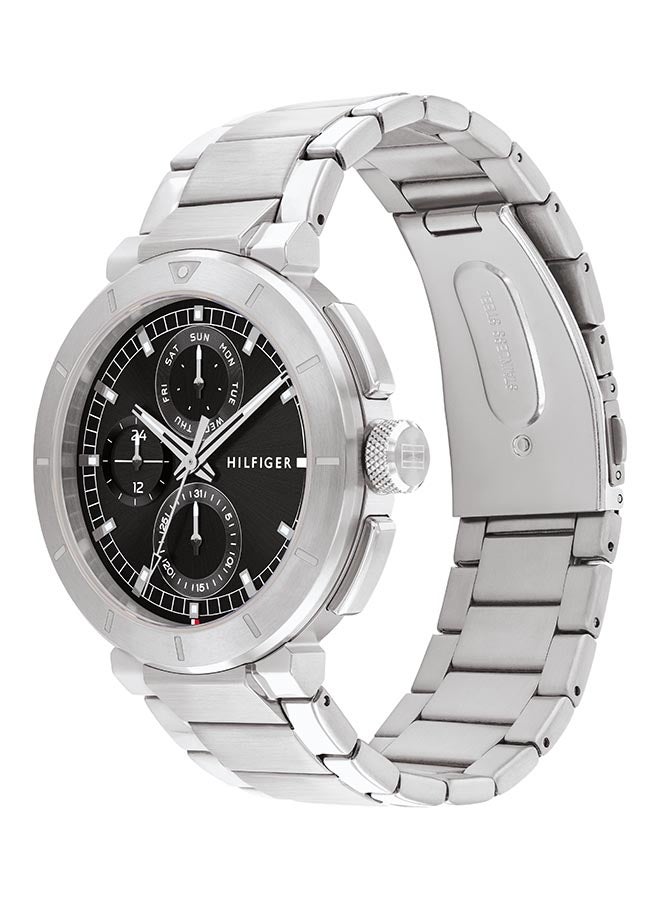 Men's Analog Round Shape Stainless Steel Wrist Watch 1792116 - 44 Mm