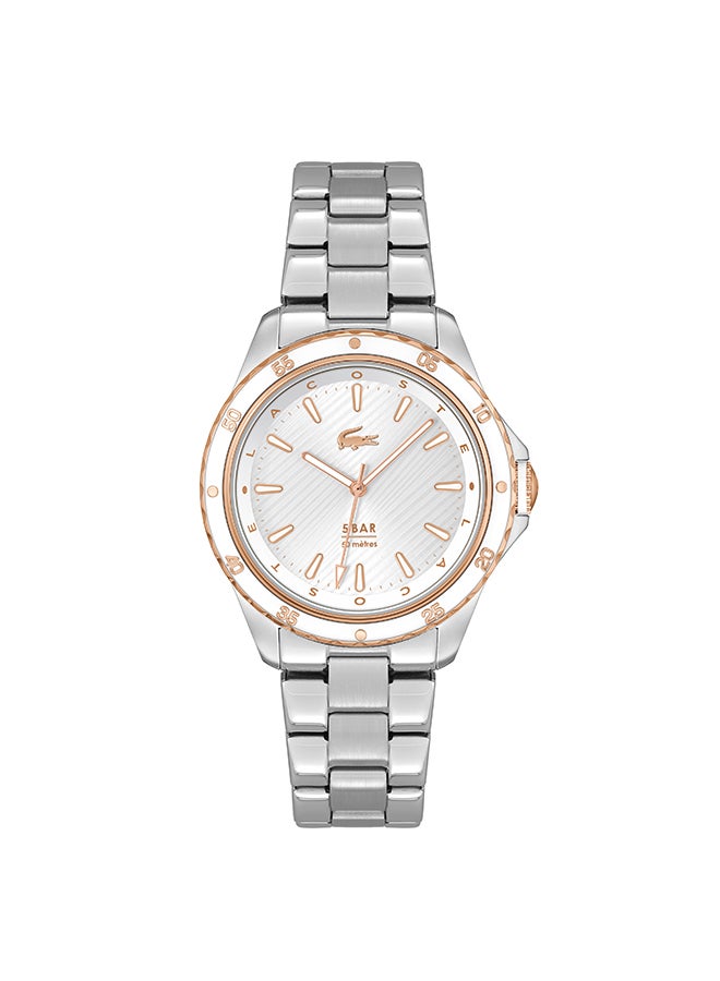 Women's Analog Round Shape Stainless Steel Wrist Watch 2001370 - 36 Mm