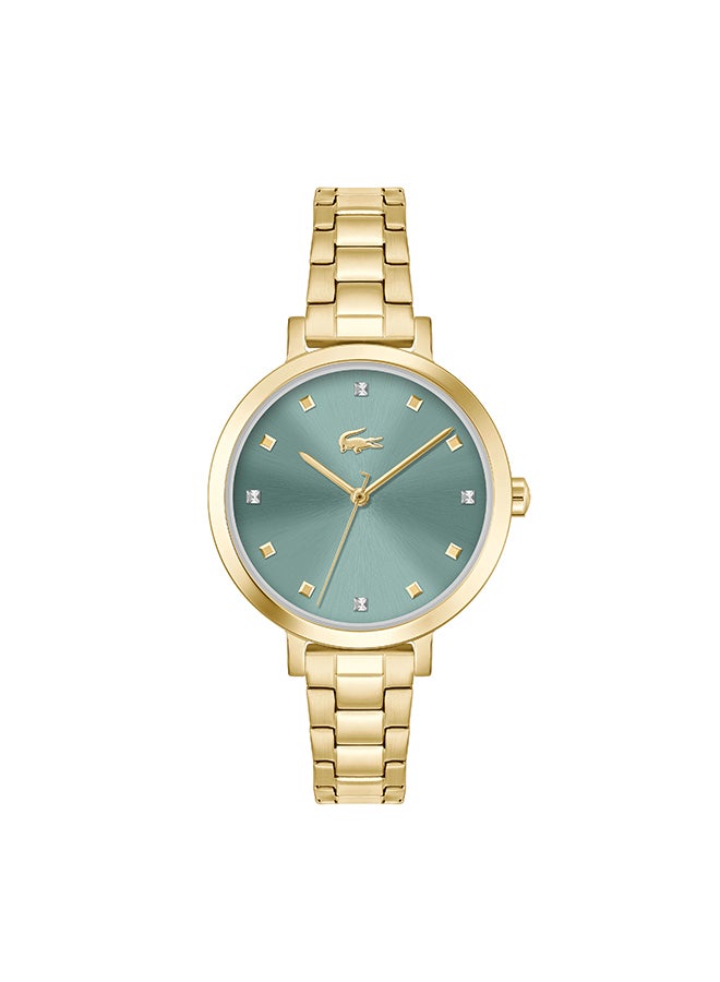 Women's Analog Round Shape Stainless Steel Wrist Watch 2001368 - 34 Mm