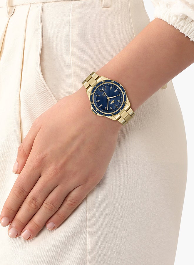 Women's Analog Round Shape Stainless Steel Wrist Watch 2001371 - 36 Mm