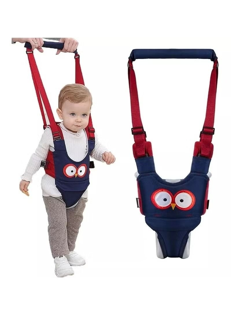 Baby Walker Harness, Baby Walking Assistant Helper Kid Toddler Safe Walking Breathable Safety Belt for Children, Infant, Gift for Baby Shower, Adjustable (Blue)