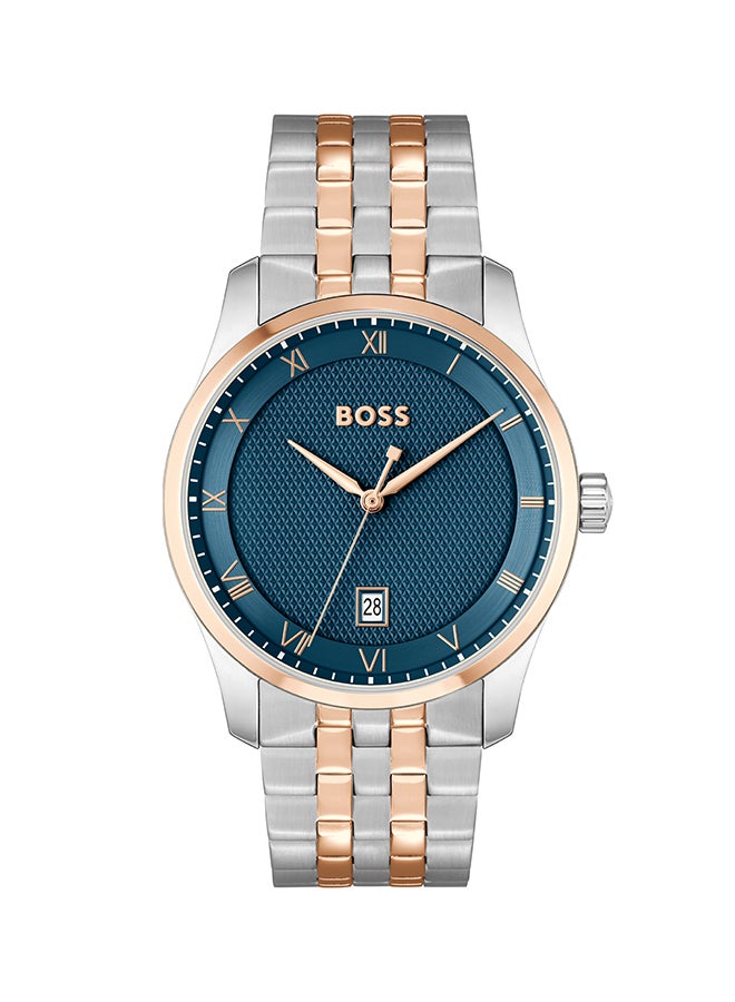 Men's Analog Round Shape Stainless Steel Wrist Watch 1514135 - 41 Mm