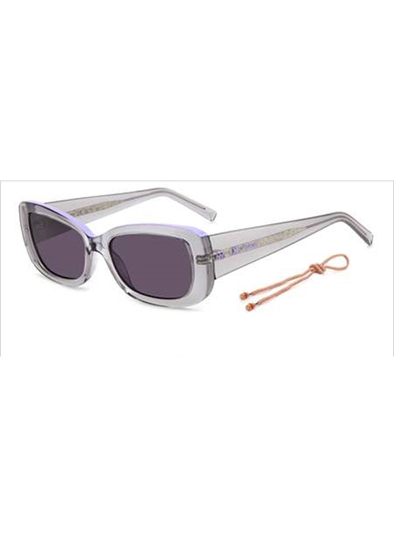 Women's UV Protection Rectangular Sunglasses - Mmi 0152/S Grey 17 - Lens Size: 34.5 Mm